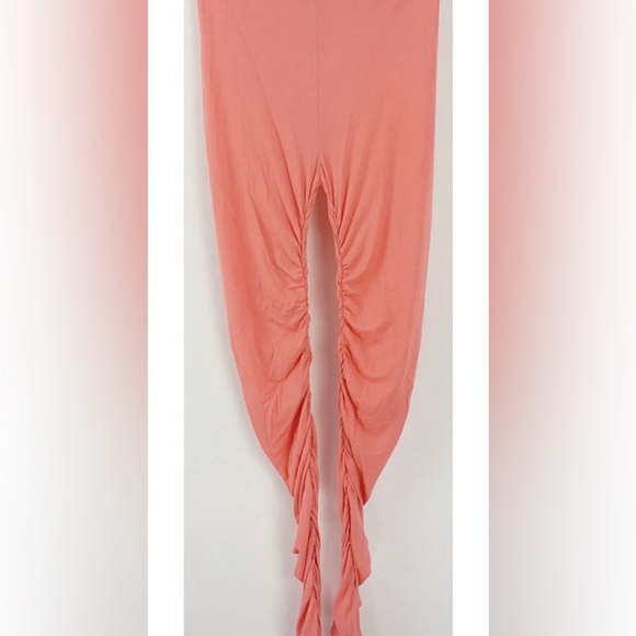 Isabel Marant Slim Pink Ruffle Flutter Knit Max Yoga pants No 1501, Size 42 - Picture 9 of 9